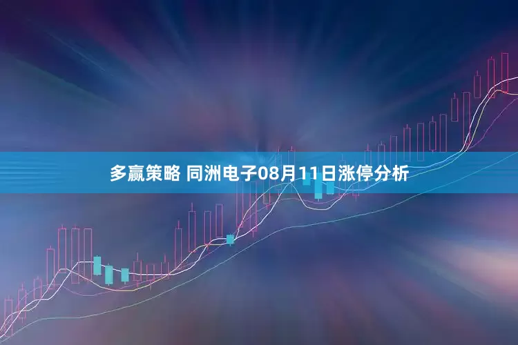 多赢策略 同洲电子08月11日涨停分析
