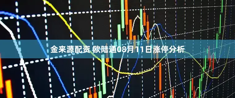 金来源配资 欧陆通08月11日涨停分析