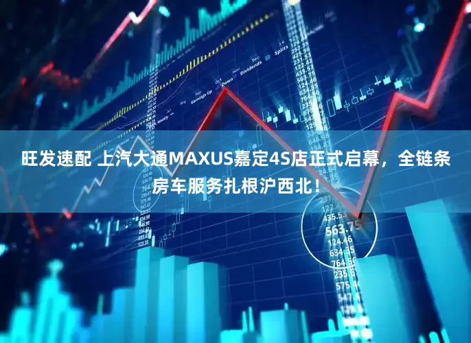 旺发速配 上汽大通MAXUS嘉定4S店正式启幕，全链条房车服务扎根沪西北！