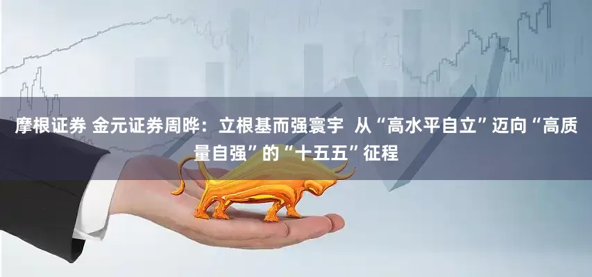 摩根证券 金元证券周晔：立根基而强寰宇  从“高水平自立”迈向“高质量自强”的“十五五”征程